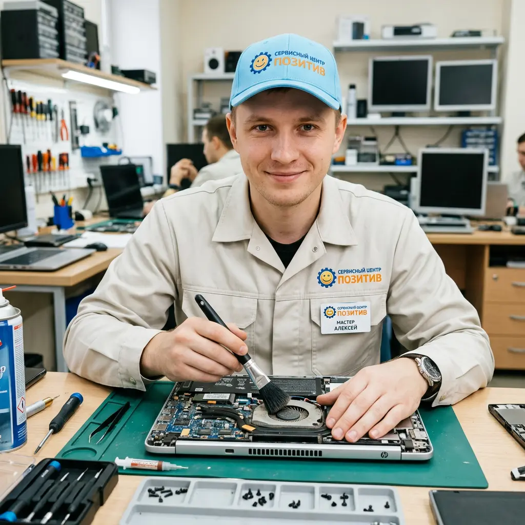 Чистка ноутбука от пыли в Павловске | Замена термопасты