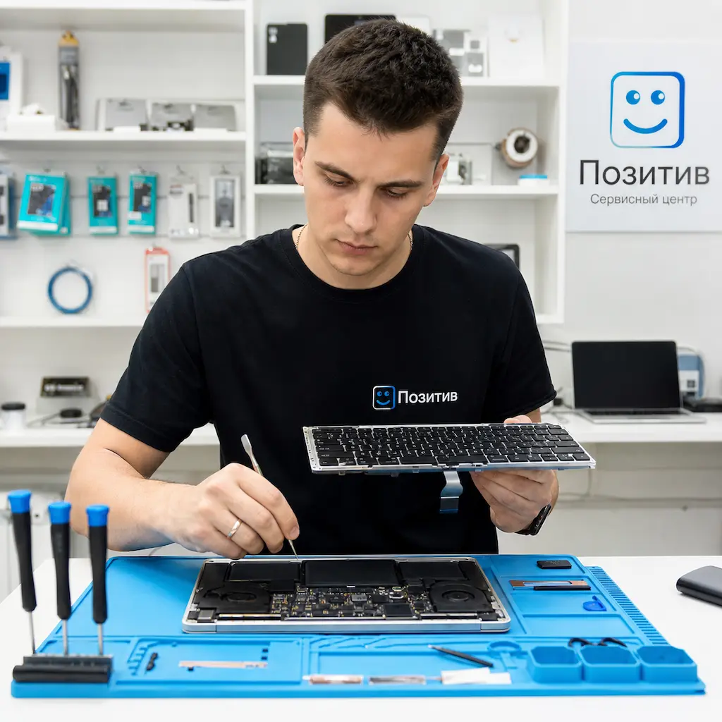 заменить клавиатуру на Apple Macbook в Павловске