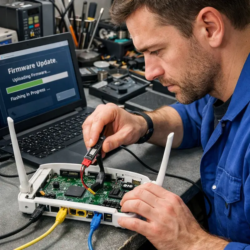 Обновление прошивки роутера в Павловске