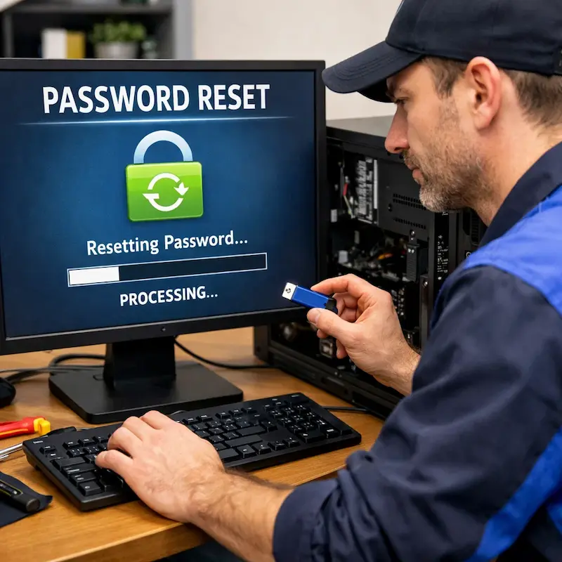 Удаление пароля на компьютере в Павловске