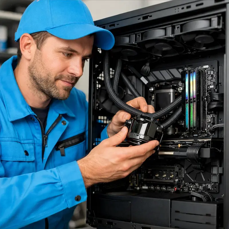 Установка СЖО на ПК в Павловске