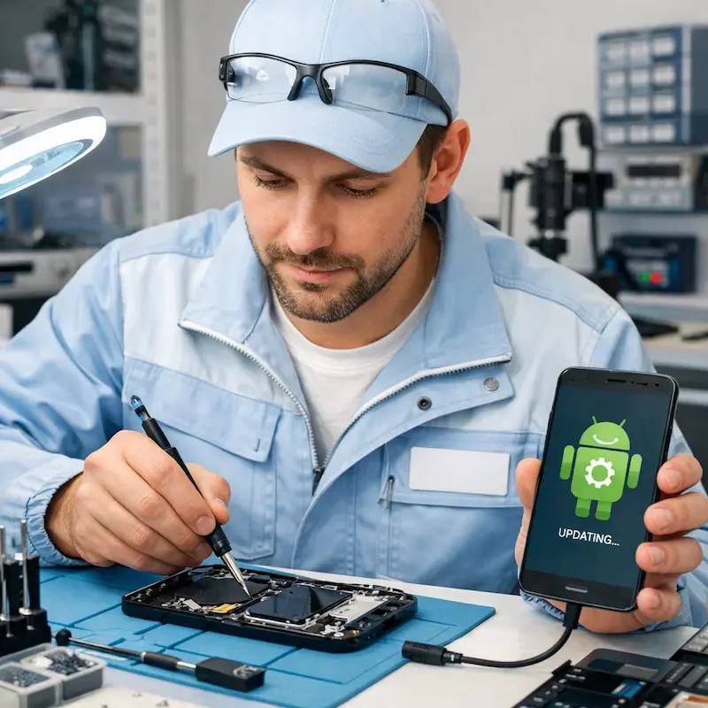 Настройка системы Android в Павловске